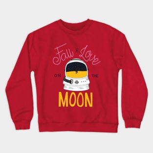 Fall in Love on the Moon Crewneck Sweatshirt